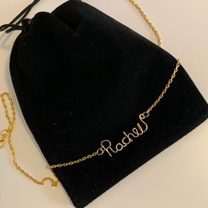 Customizable Gold Wire Necklace